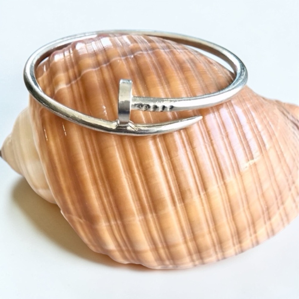 🆕 Nail Bracelet Stainless Steel